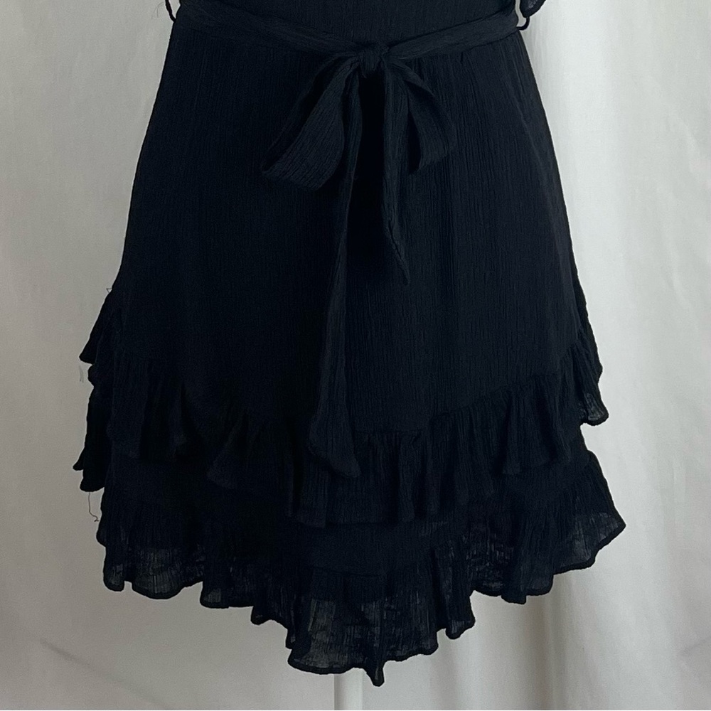 Hello Molly Black Ruffle Dress - Picture 4 of 13